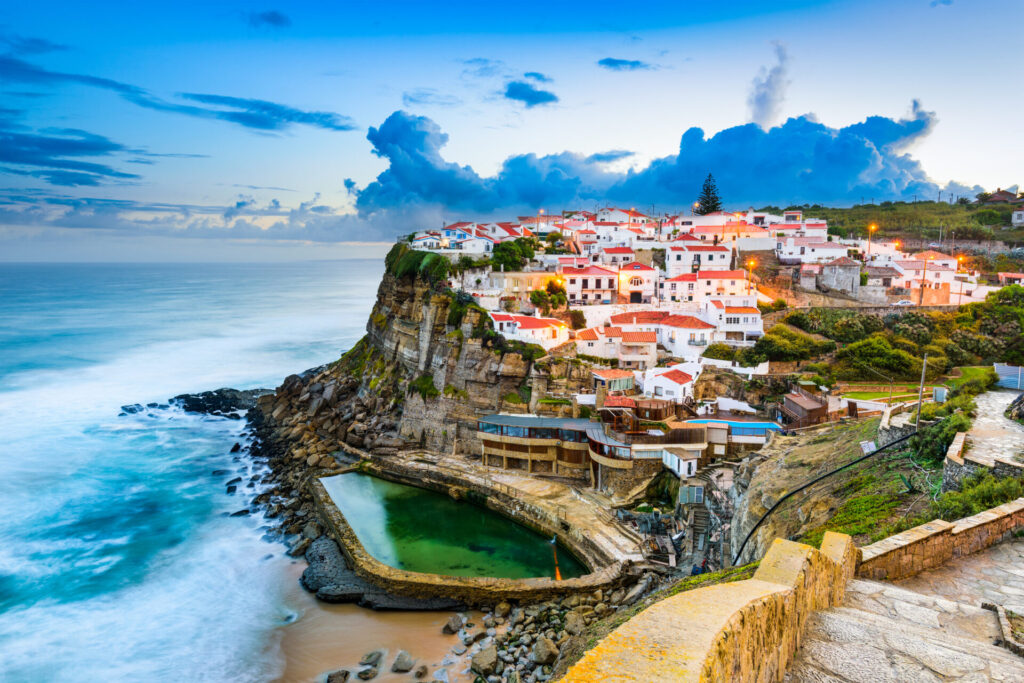 portugal town by the sea