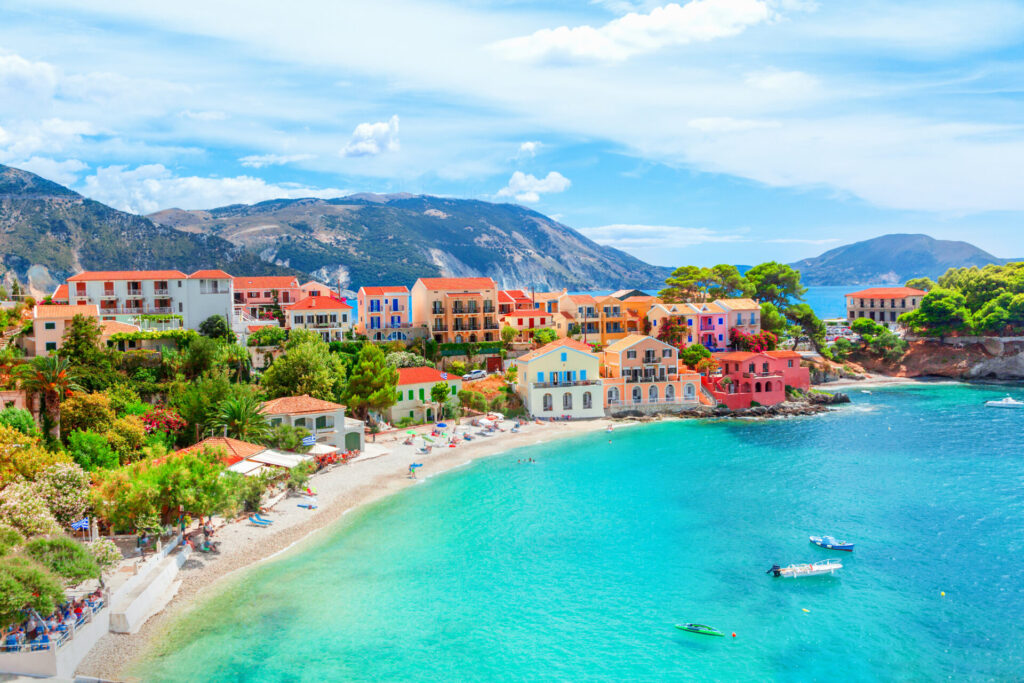 properties in greece by the coast